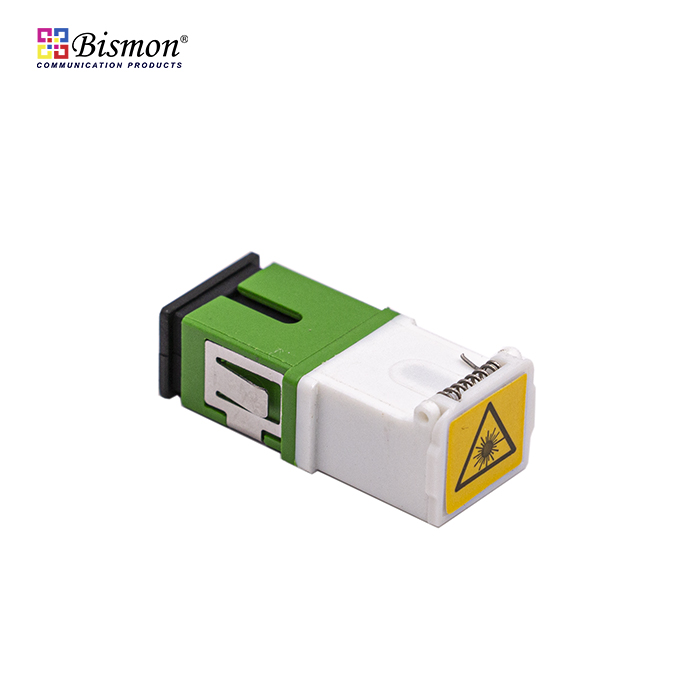 SC-APC-Adaptor-Single-Mode-Polymer-Housing-Simplex-with-Shutter